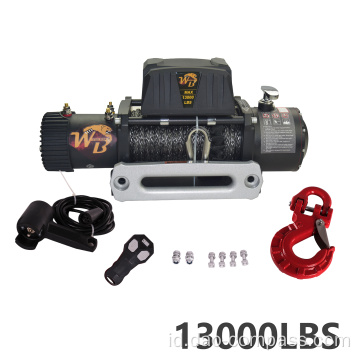 CE Kecepatan Cepat 13000lbs winch listrik kecil